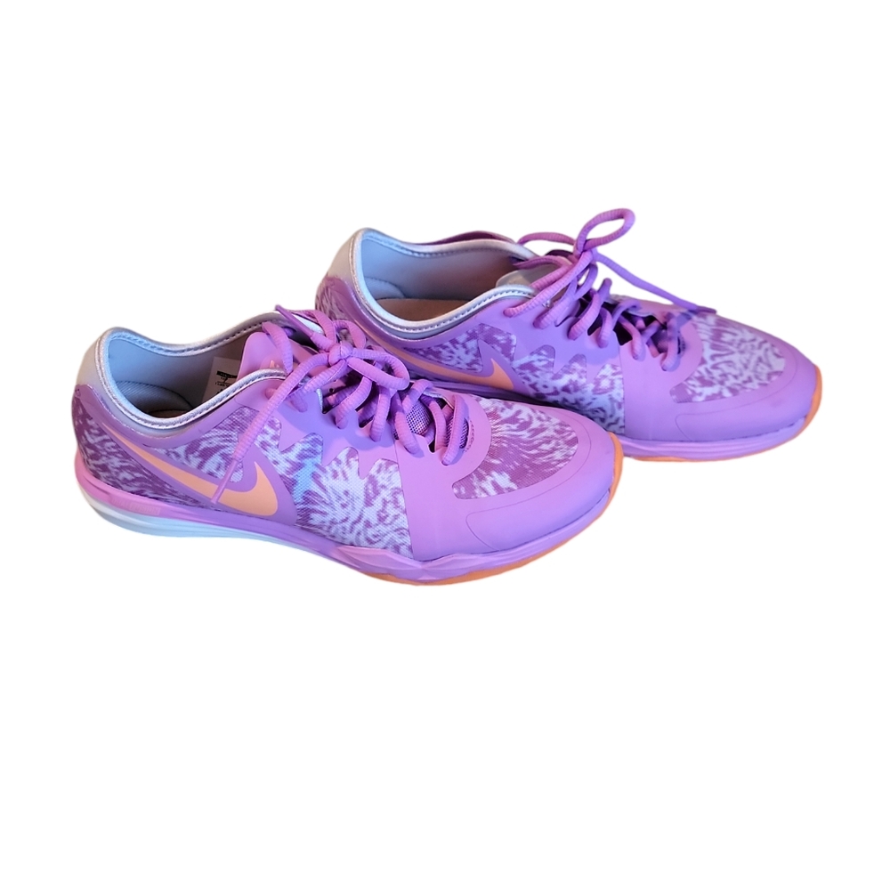 Nike DUAL FUSION TR 3 PRINT Women's Running Sport Shoes Purple, Size 7